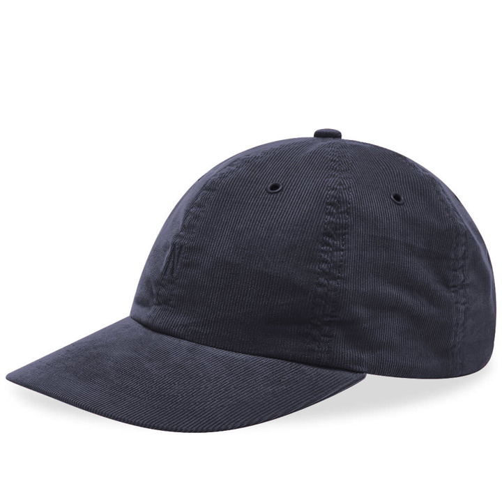Photo: Norse Projects Baby Corduroy Sports Cap Dark Navy