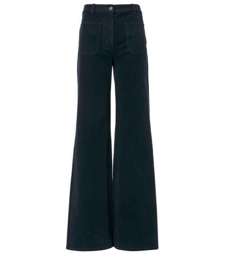 Photo: Nili Lotan Florence high-rise wide-leg pants