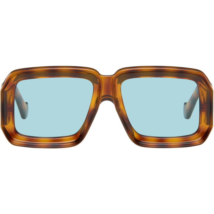 Photo: LOEWE Brown Paula's Ibiza 'Dive in Mask' Sunglasses