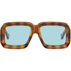 LOEWE Brown Paula's Ibiza 'Dive in Mask' Sunglasses