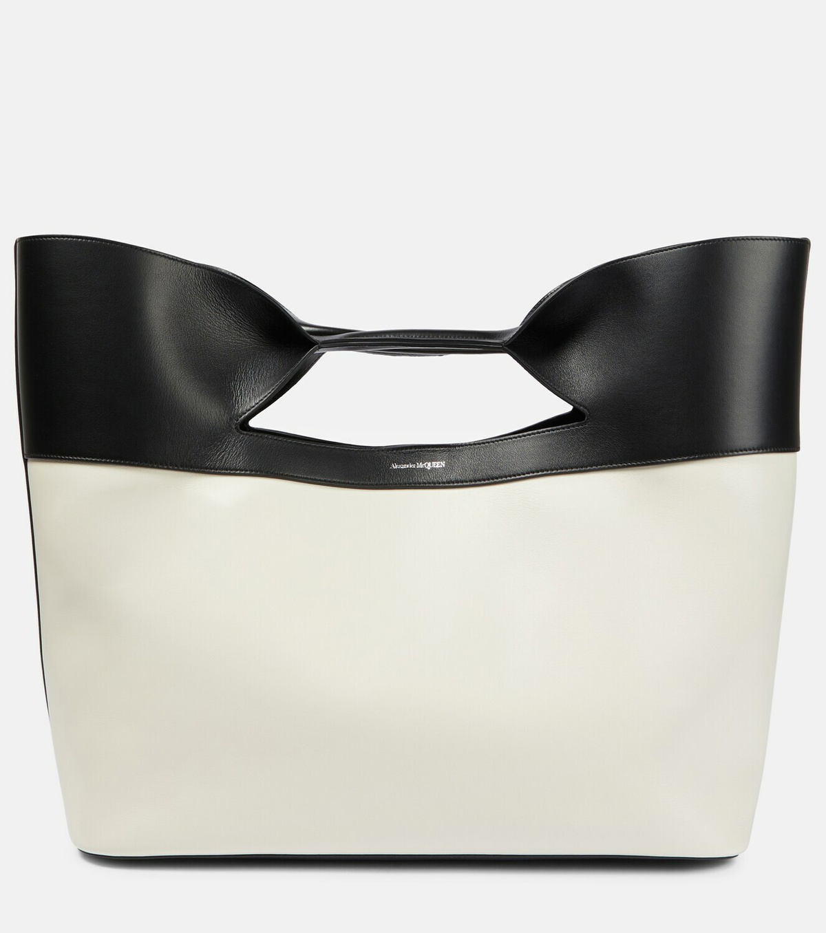 The Large Bow Leather Tote Bag