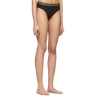 Versace Underwear Black Medusa Briefs