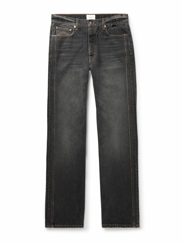 Photo: Rhude - '90s Traxedo Straight-Leg Jeans - Black