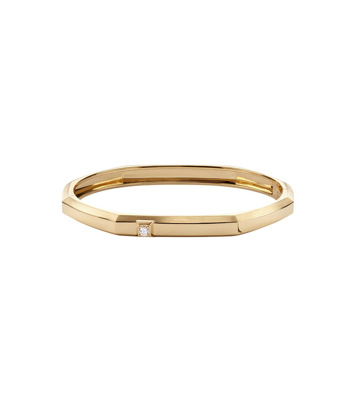 Photo: Messika Moderniste 18kt gold bracelet with diamond