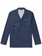 Zegna - Brushed-Cotton Pyjama Top - Blue
