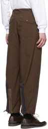 Undercover Brown Nylon Lounge Pants