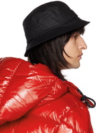 Moncler Genius 2 Moncler 1952 Black Waxed Bucket Hat