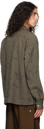 Omar Afridi Gray & Black Philip Shirt