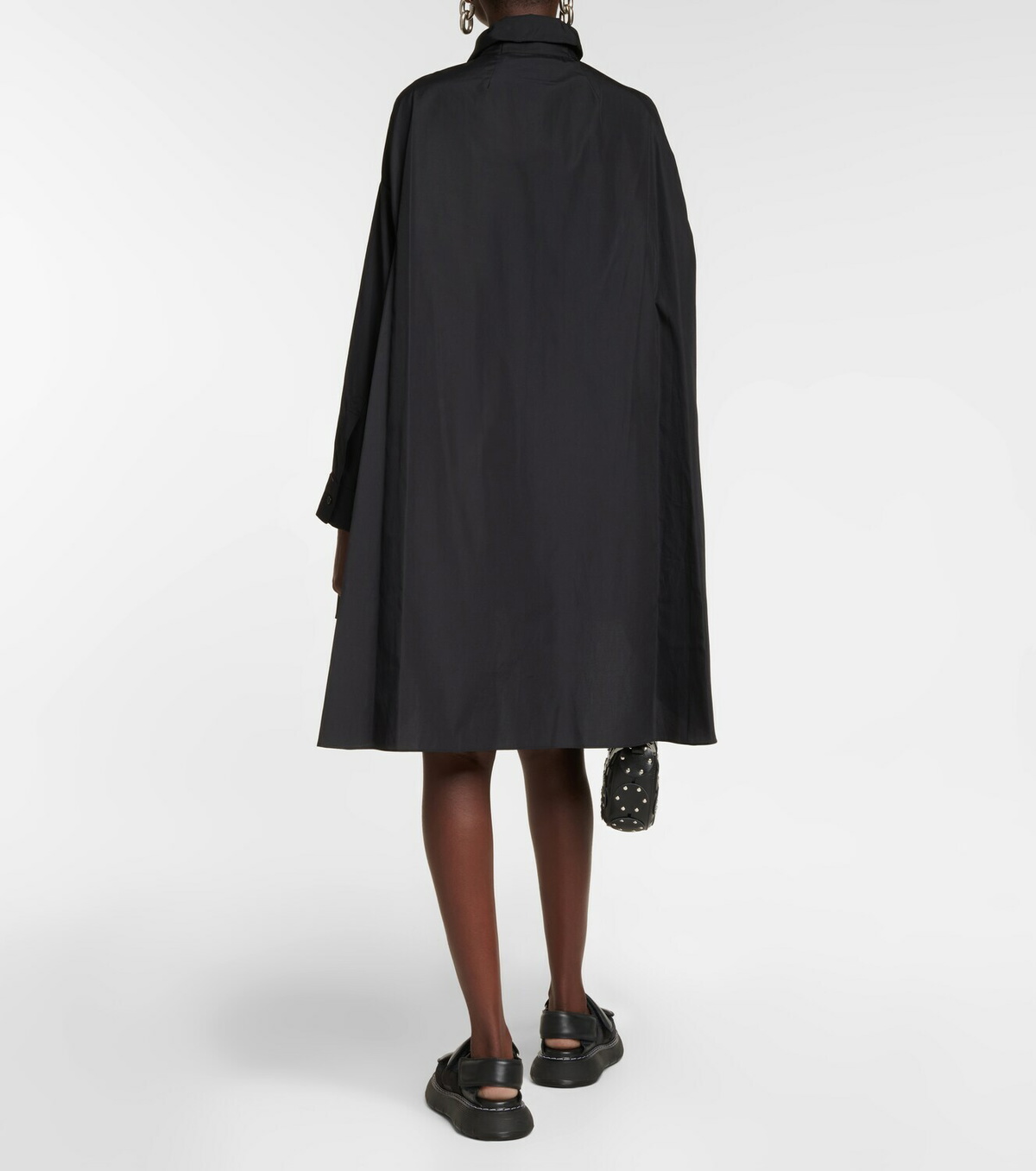 Noir Kei Ninomiya - Cotton poplin shirt minidress