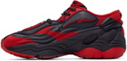KANGHYUK Black & Red Reebok Classics Edition DMX Run 6 Modern Sneakers