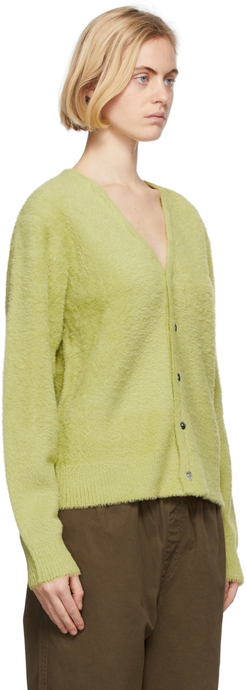 Stüssy Green Shaggy Cardigan Stussy