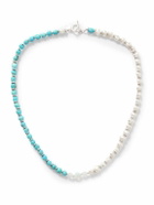 Peyote Bird - Silver Multi-Stone Beaded Necklace