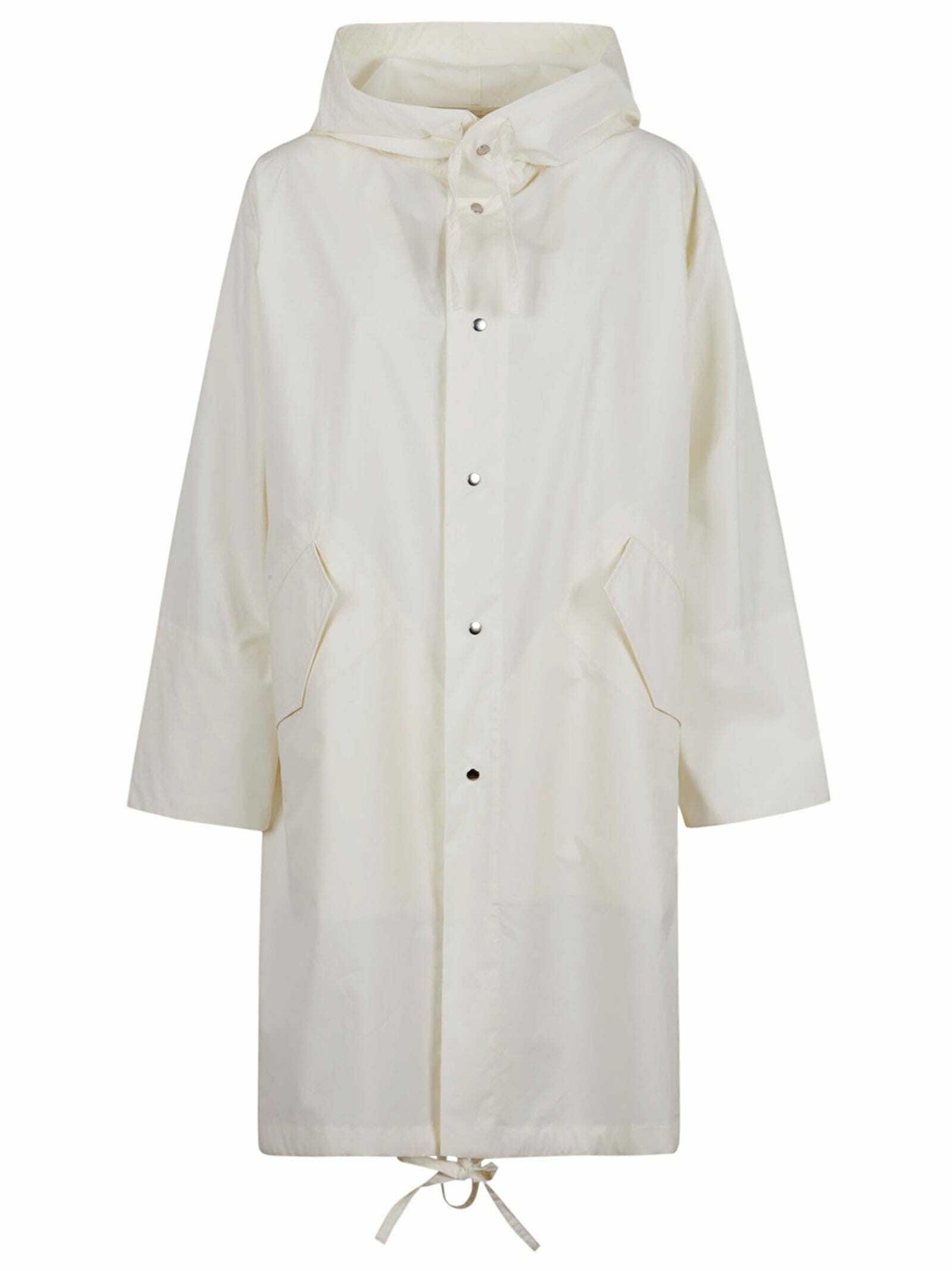 【関税&送料込】Jil Sander Ivory Cotton Sleeveless Down Jack Jil Sander Ivory Cotton Sleeveless Down Jacket | italist