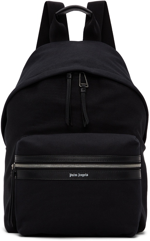 Photo: Palm Angels Black Classic Logo Backpack