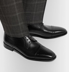 Hugo Boss - Richmont Cap-Toe Leather Derby Shoes - Black