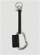 Jil Sander+ - Leather Keyring in Black
