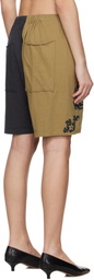SC103 Khaki & Gray Gift Shorts