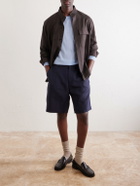 Paul Smith - Straight-Leg Linen Shorts - Blue
