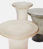 101 Copenhagen Trumpet Low glass side table