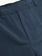 James Perse - Straight-Leg Stretch Cotton-Blend Golf Shorts - Blue