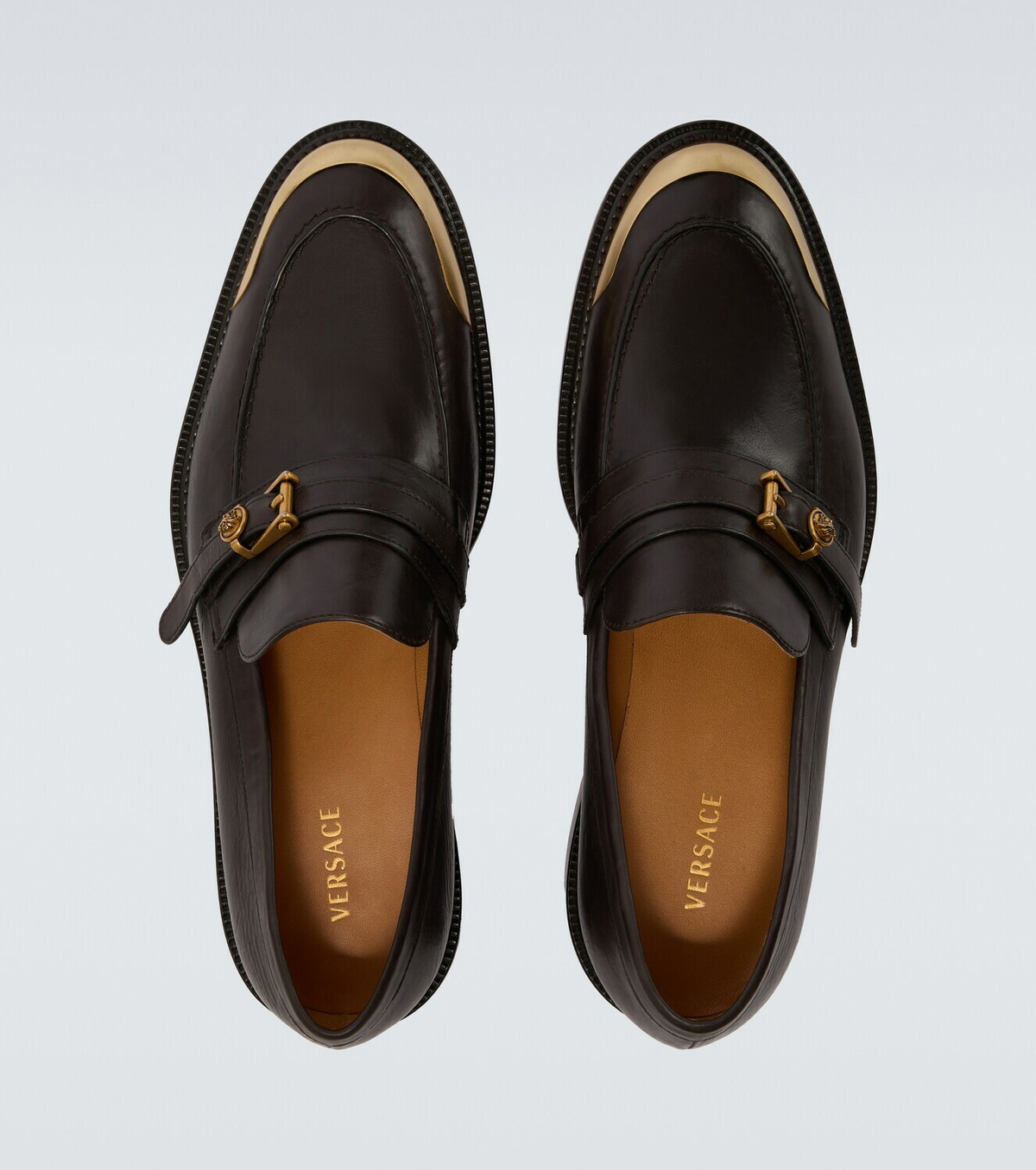 Versace Primo Medusa leather loafers