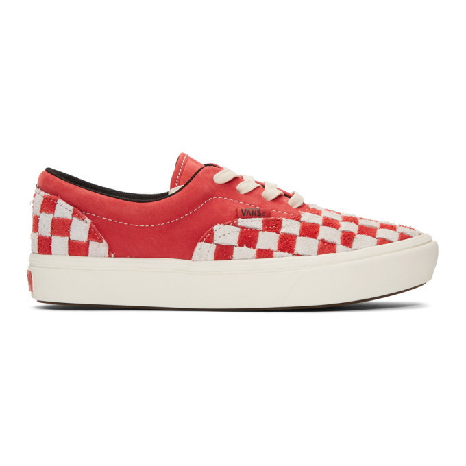 Photo: Vans Red and White ComfyCush Era L Sneakers