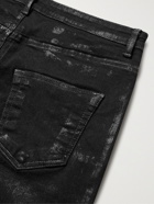 Rick Owens - Detroit Slim-Fit Coated Jeans - Black