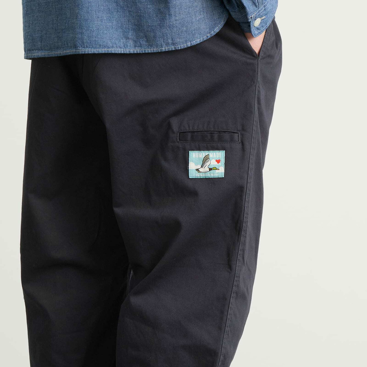 Human Made Men's Easy Belted Pants in Navy