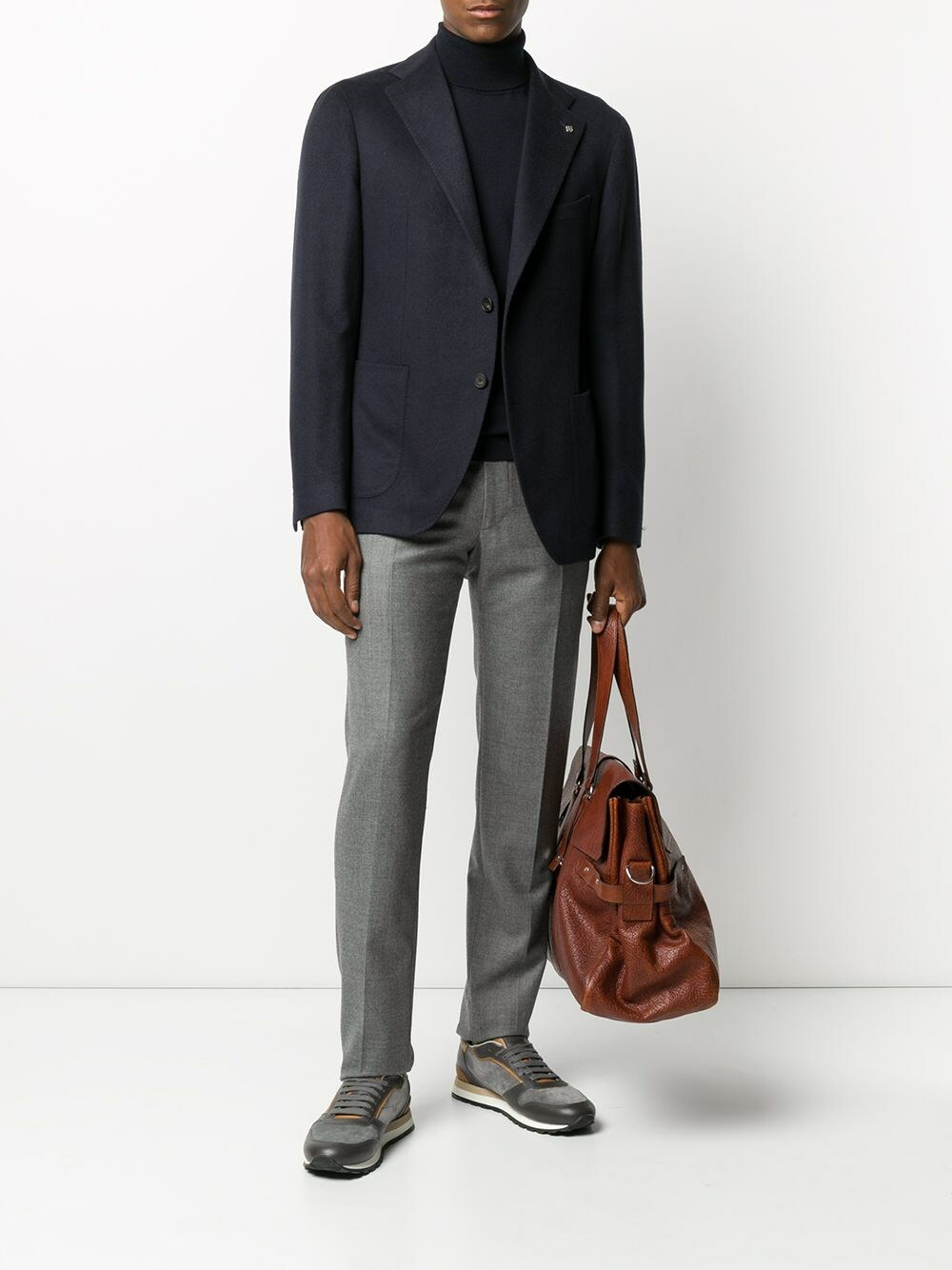 Tagliatore Cashmere Jacket in Blue