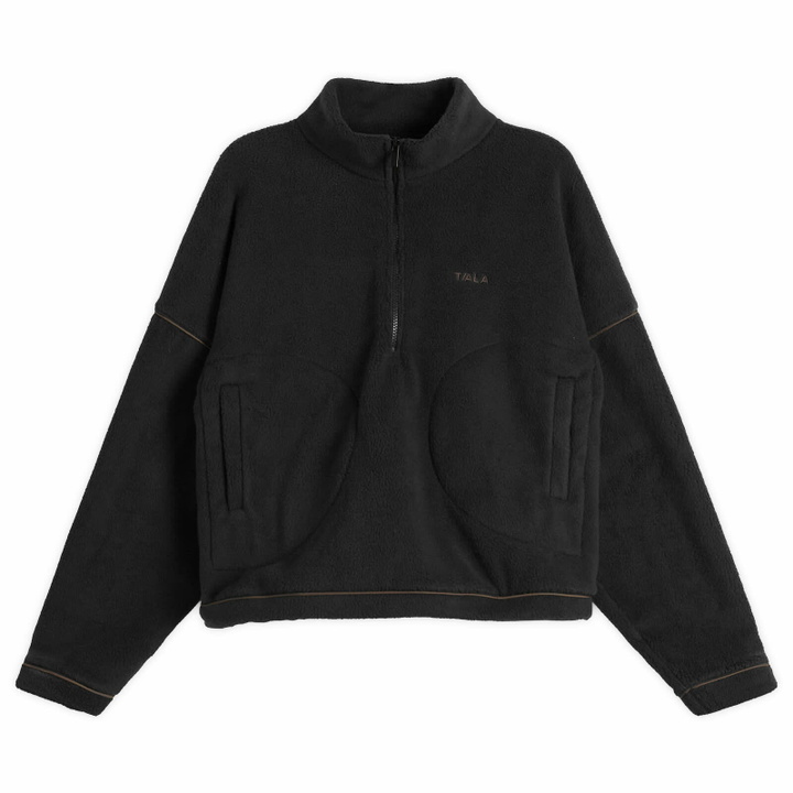Photo: TALA Women's 1/4 Zip Fleece Jacket in Black