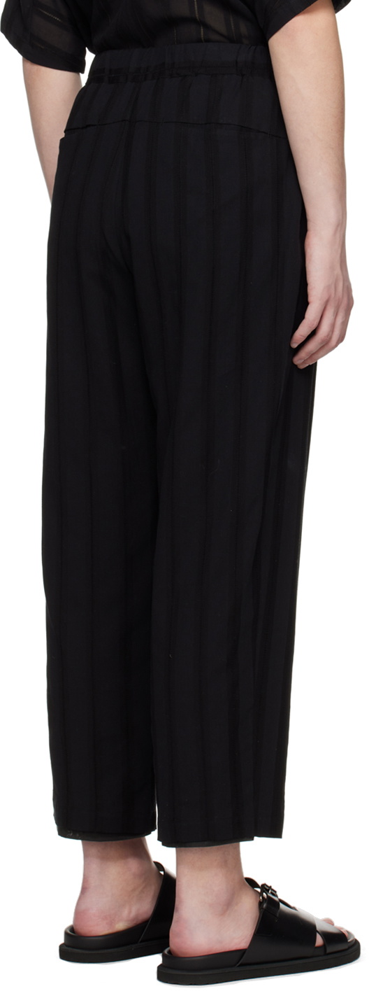 Attachment Black Striped Trousers