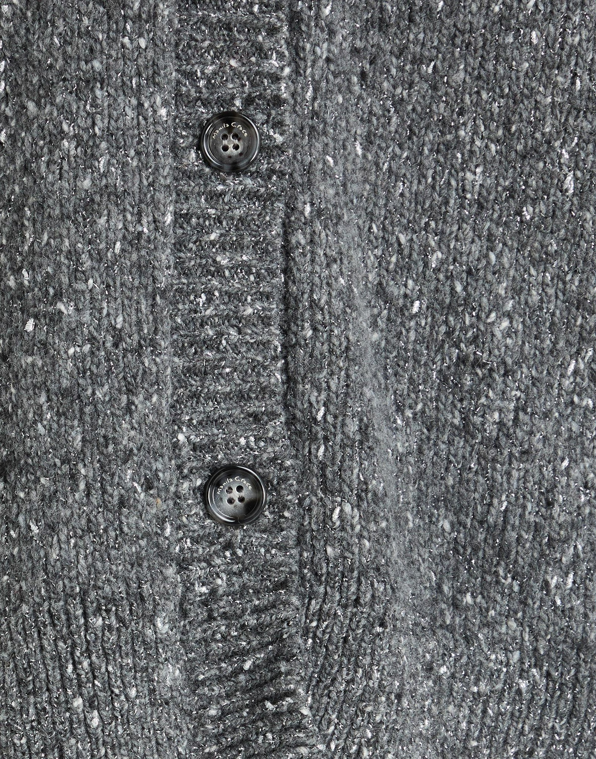 Manila Grace Womens Cardigan in Grey