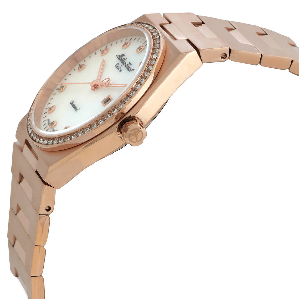 Mathey-Tissot Zeus Lady Diamond Quartz White Dial Ladies Watch D118SPI