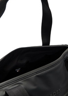 Boss Stenson Logo Coated Faux Leather Holdall - Black - One Size