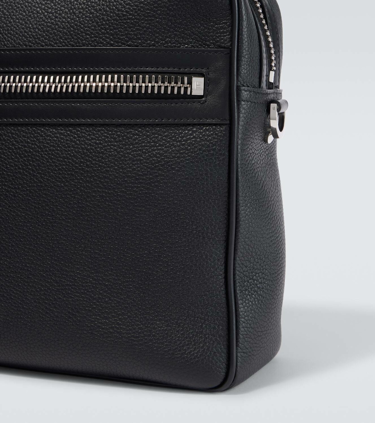 Tom Ford Buckley leather messenger bag