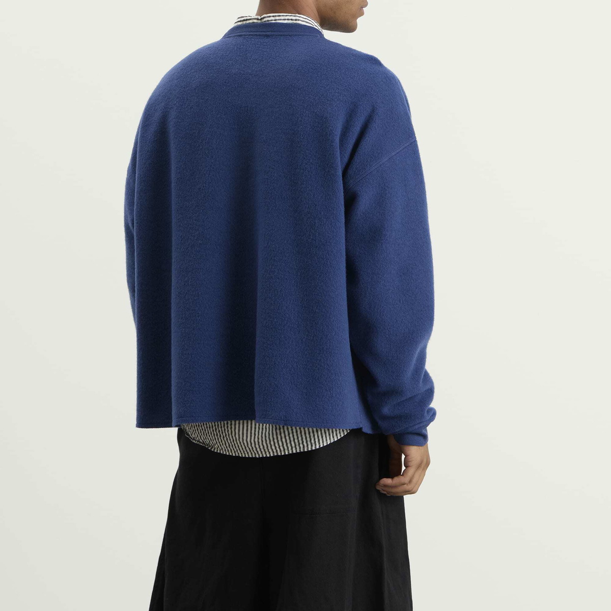 YMC Men's Wool Studio Sweatshirt in Blue