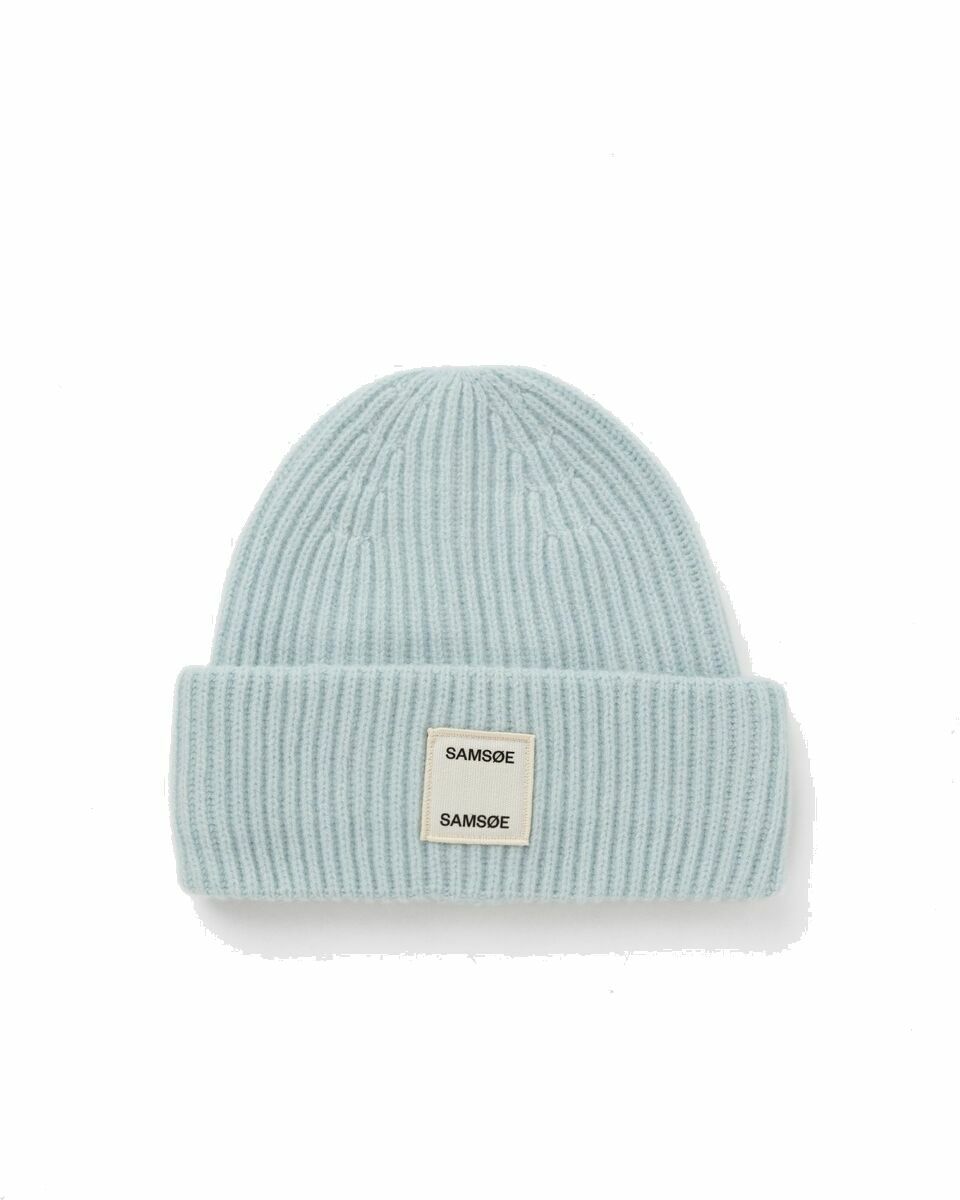 Photo: Samsøe & Samsøe Samsoe W Beanie Blue - Womens - Beanies