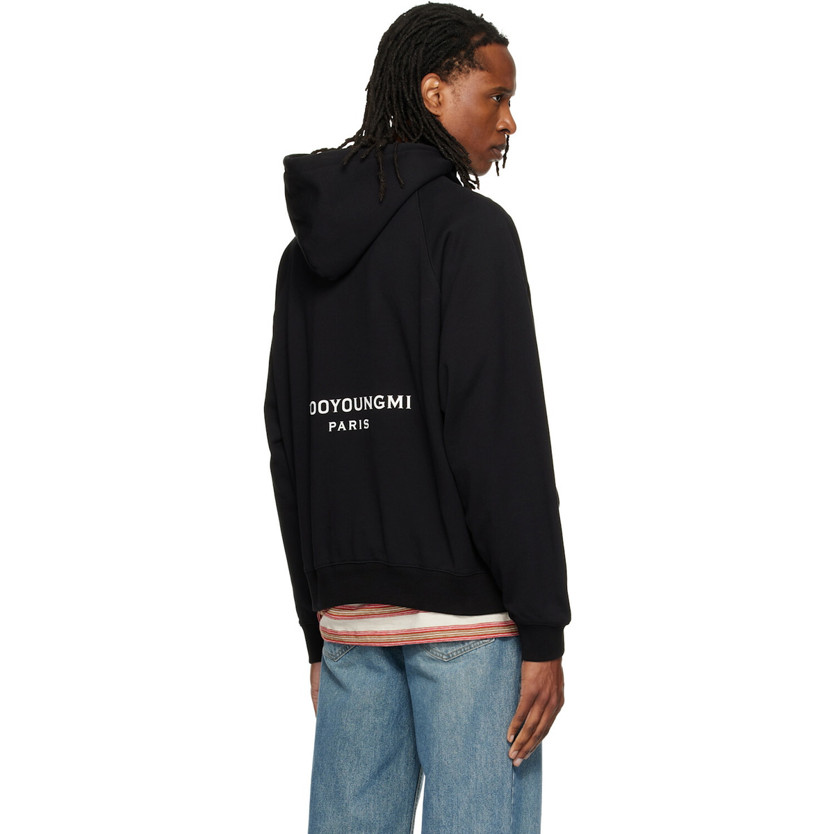 WOOYOUNGMI Black Logo Hoodie
