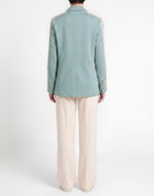 Palm Angels Womens Blazer Light in Blue
