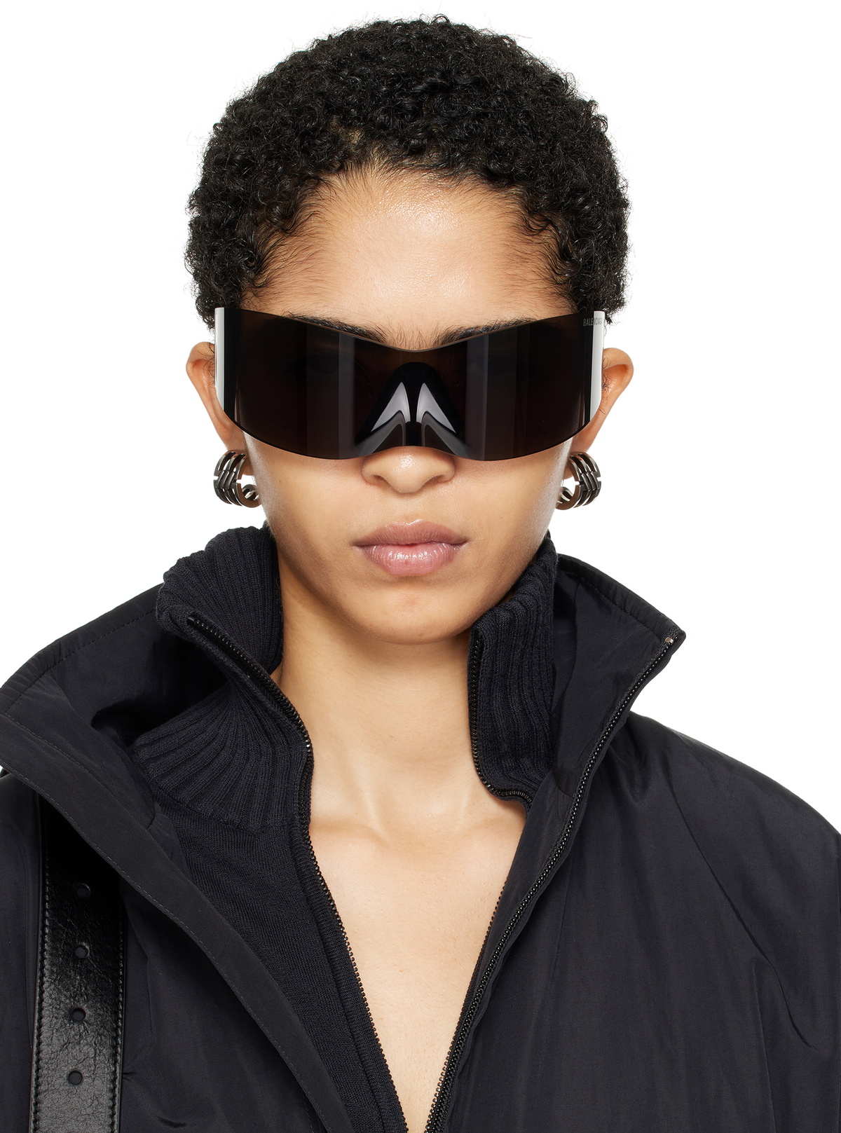 Balenciaga SSENSE Exclusive Black Avant Premier Panther Mask
