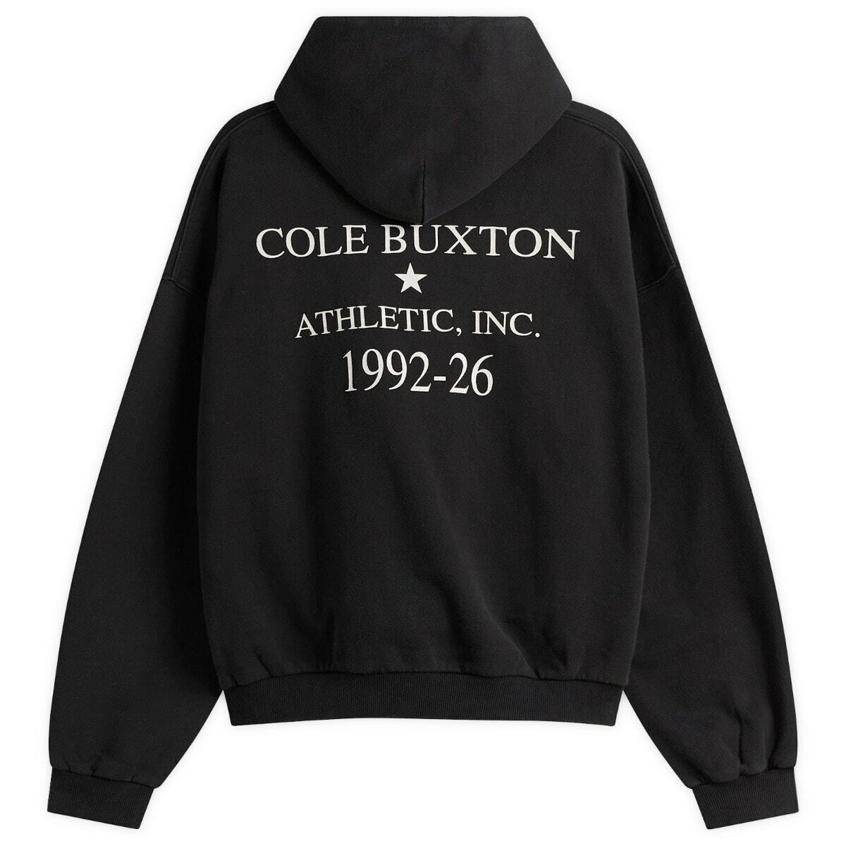 Cole Buxton Men's Athletic Inc Hoodie in Vintage Black