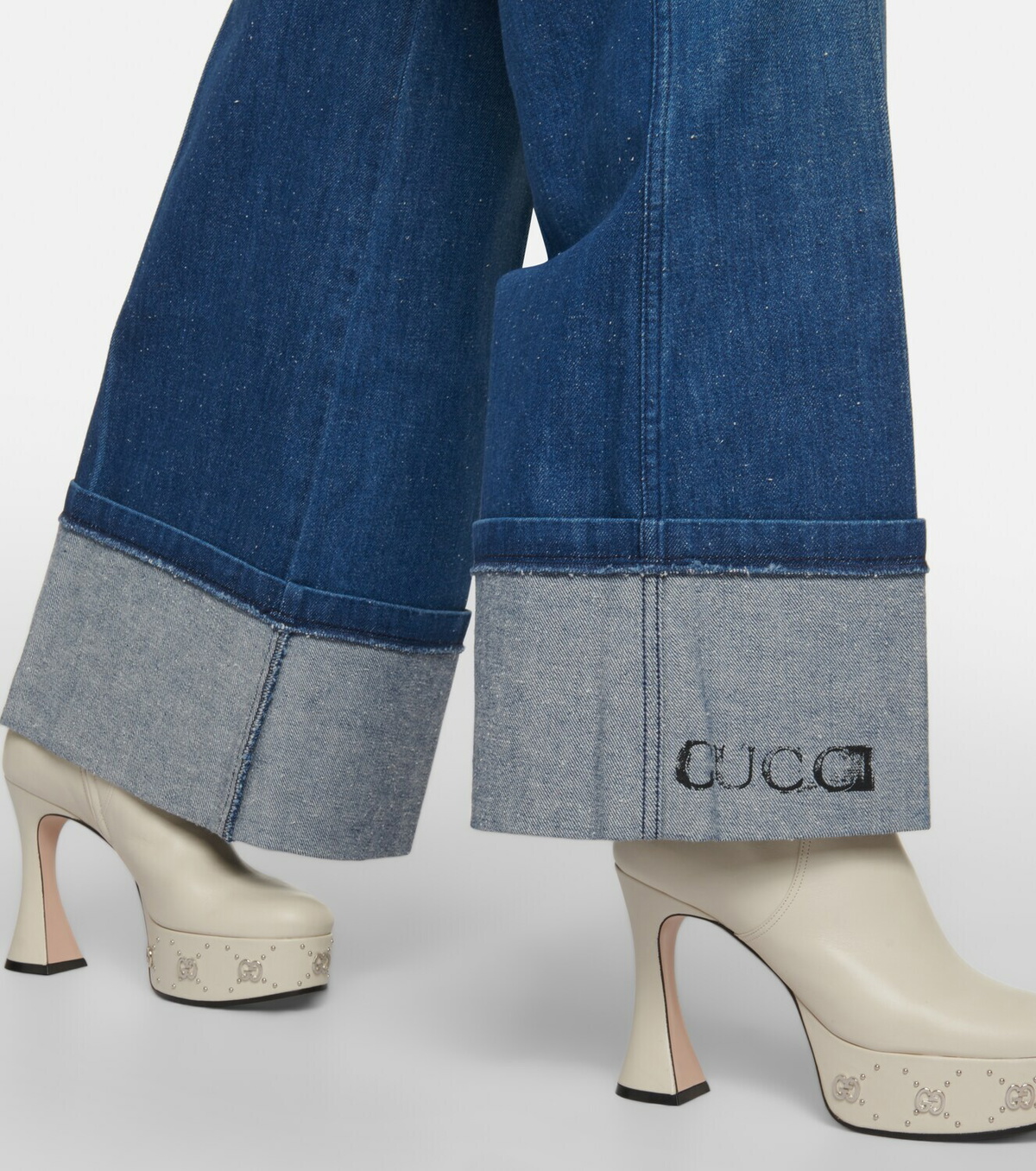 Gucci High-rise flared jeans Gucci