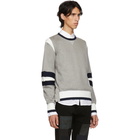 Thom Browne Grey Articulated Sweatshirt