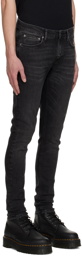 Nudie Jeans Black Lin Jeans