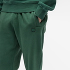 Maison Kitsuné Men's Tonal Fox Head Patch Comfort Jog Pants in Bottle Green