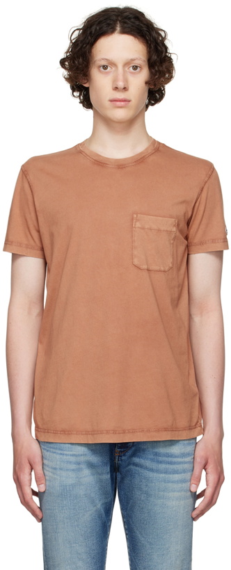 Photo: Diesel Brown Cotton T-Shirt