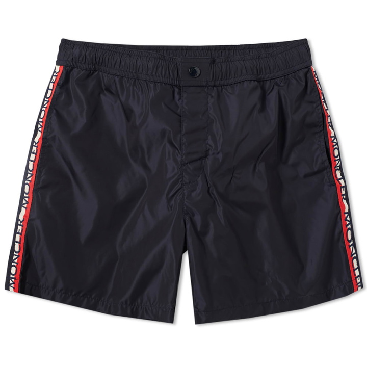 Photo: Moncler Logo Taping Swim Short Blue