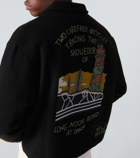 Bode Lighthouse embroidered wool-blend jacket