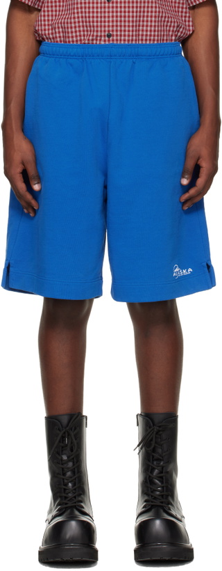 Photo: VETEMENTS Blue 'Alaska' Tourist Shorts