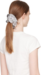 MM6 Maison Margiela Silver Scrancy Scrunchie